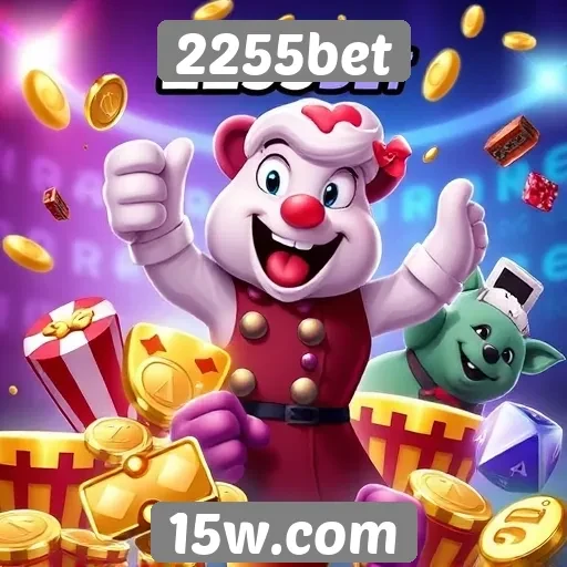 Variedade de jogos disponíveis na plataforma 2255bet